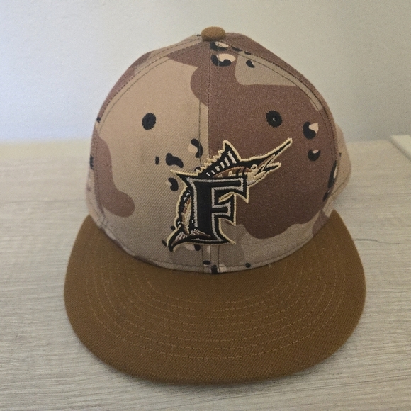 New Era Other - New Era 59Fifty Florida Marlins Duck Camo 1997 World Series Fitted Hat One Size